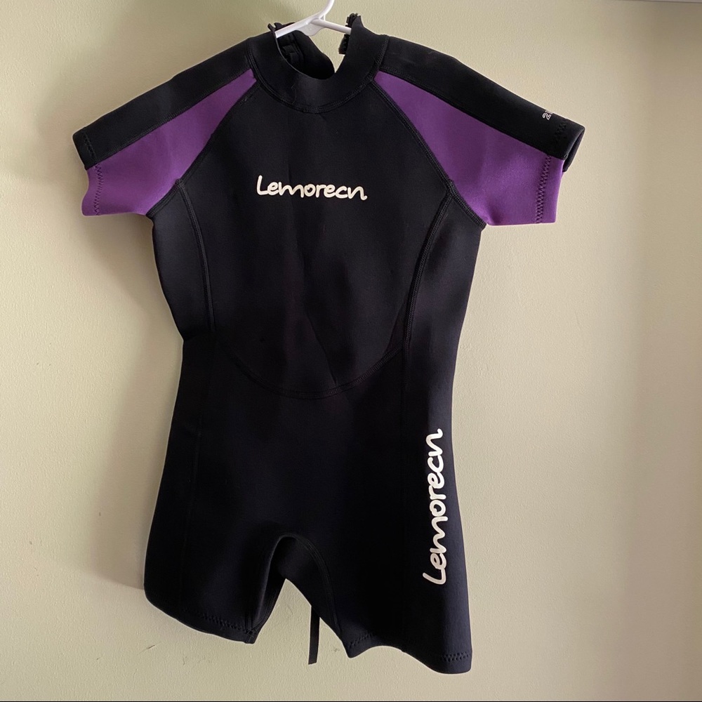 SOLD Lemorecn Kids Wetsuit 2mm shorty diving - Picture 1 of 12